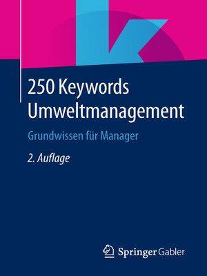 cover image of 250 Keywords Umweltmanagement